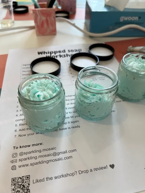 Whipped soap creations