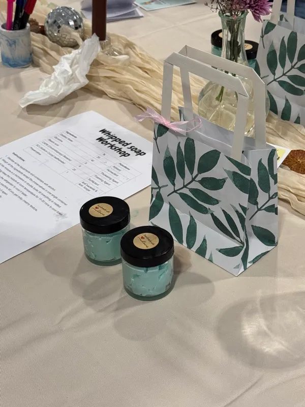 Whipped soap product