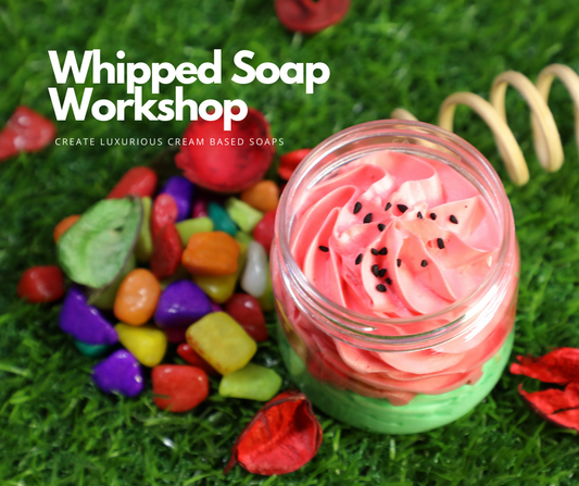 Whipped soap making from scratch