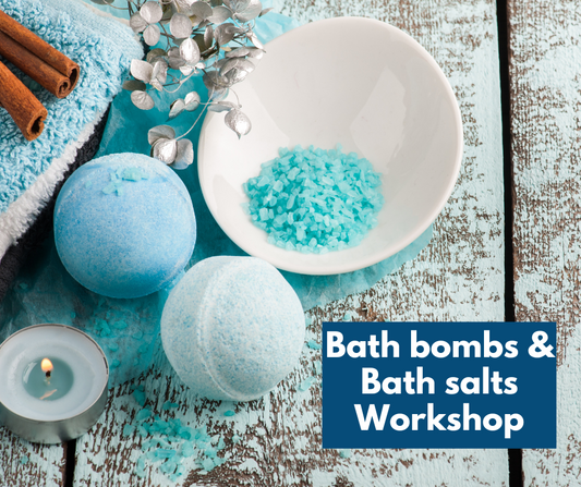 Bath bombs workshop