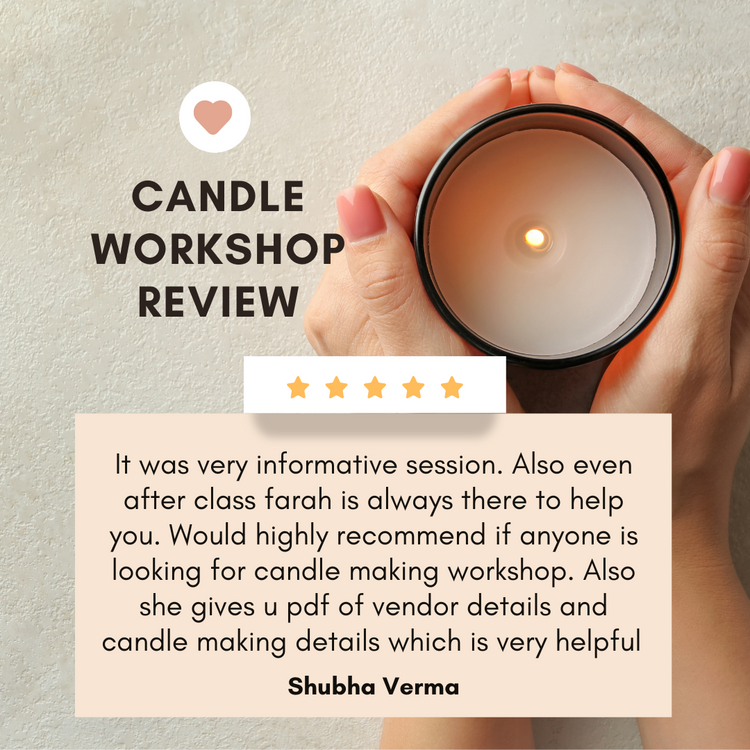 Candle making workshop
