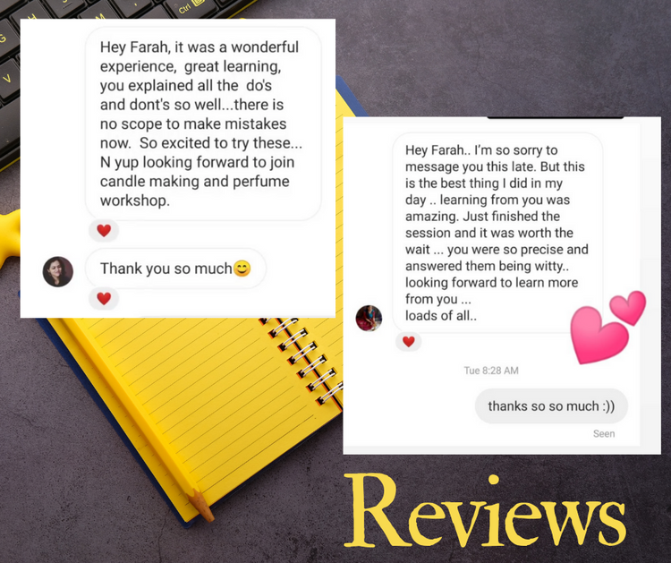 Customers reviews from Instagram
