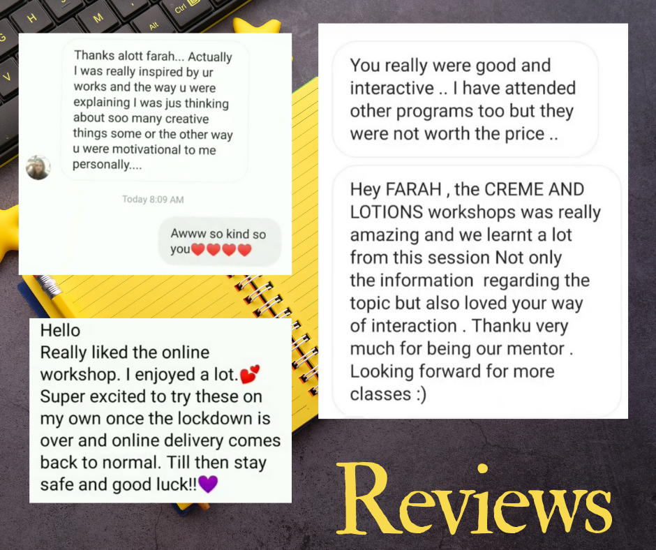 Happy customers reviews