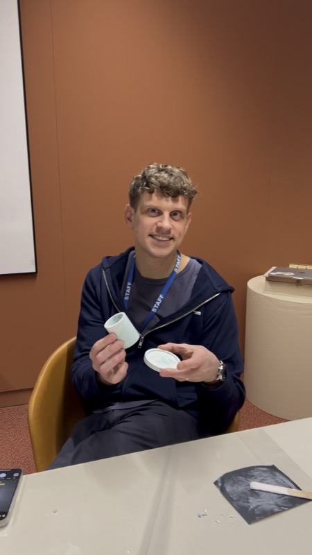 Student coaster making