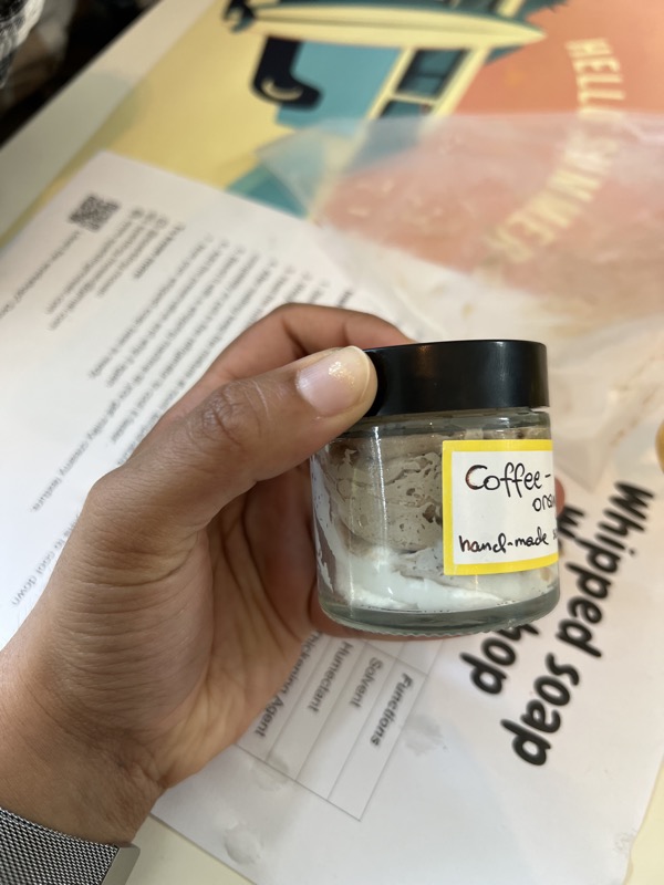 Whipped soap varieties
