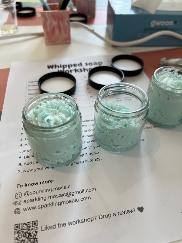 Whipped soap creations