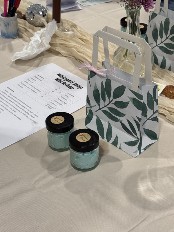 Whipped soap product